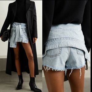 Alexander Wang Denim Shorts Jacket